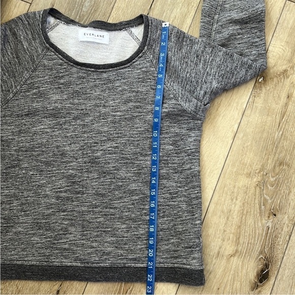 Everlane The Crew Sweatshirt Marled Gray - Picture 10 of 11